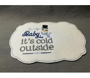 Stickdatei ITH - Mug Rugs Winter Time